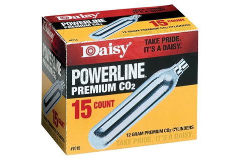 Daisy Outdoor Powerline Premium 12 Gram CO2 Cylinders 15 Count