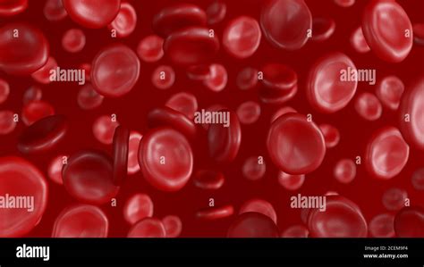 Red Blood Cells 3d Illustration Multiple Blood Flow Stock Photo Alamy