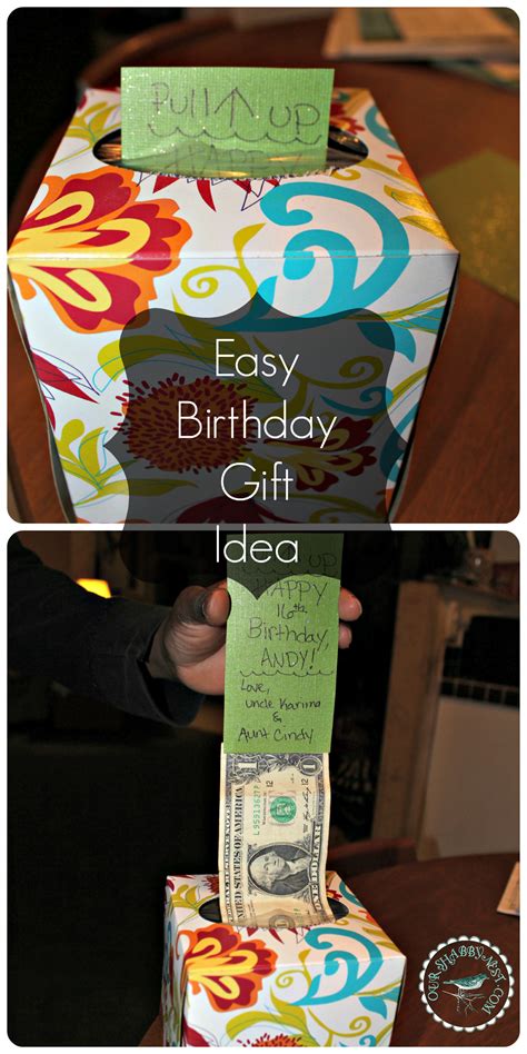 Birthday T Idea Money Homemade Ts Pinterest