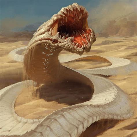 Bildergebnis Für Greater Sandwurm Fantasy Creatures Art Fantasy