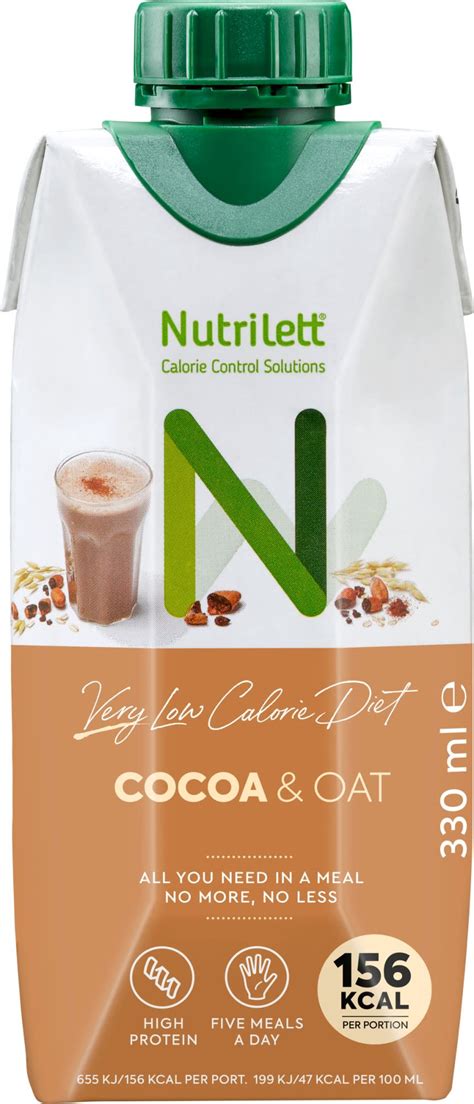 Nutrilett Cocoa And Oat 330 Ml Vlcd Ateriankorvikejuoma