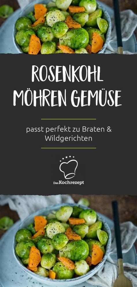Die unkomplizierte 25 minuten feierabendküche, vegetarisch, lowcarb und so lecker. Rosenkohl Möhren Gemüse | Rezept in 2020 | Rosenkohl ...