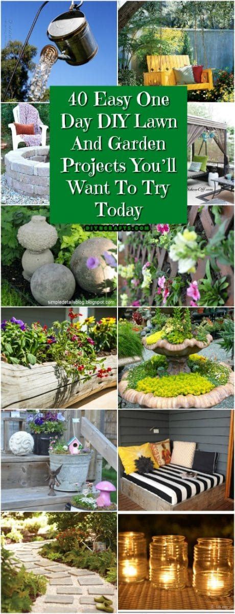 40 Easy One Day Diy Lawn And Garden Projects Youll Want To Try Today