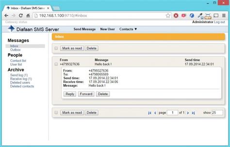 Create Your Own Sms Servergateway Robert Andresen