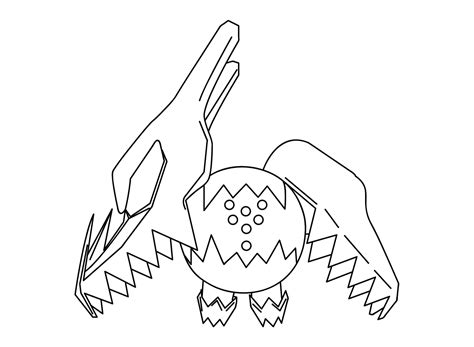 Pokemon Regidrago Coloring Pages Free Printable Coloring Pages