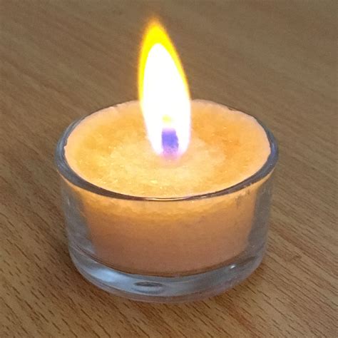 Coloured Flame Tea Light Candles 6 Pack