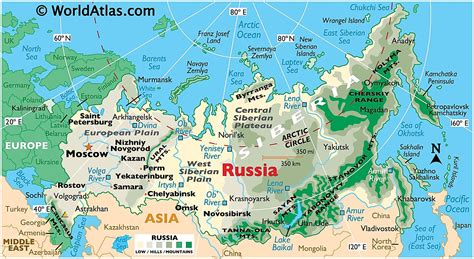 Russland Karten And Fakten Weltatlas