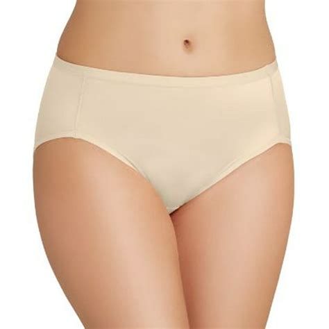 women s vanity fair 13137 body caress hi cut brief panty