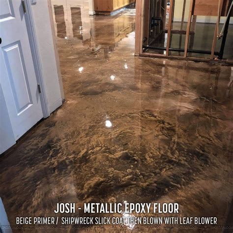 Metallic Epoxy Basement Floor Cost