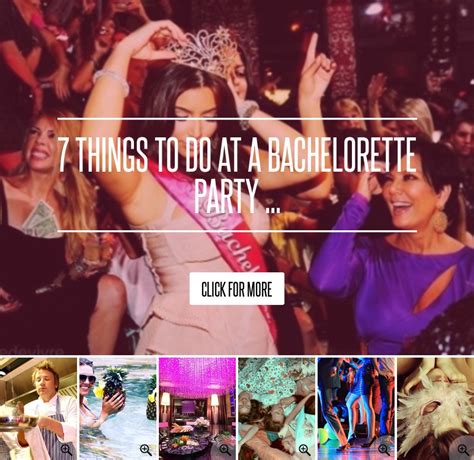 7 Things To Do At A Bachelorette Party Wedding