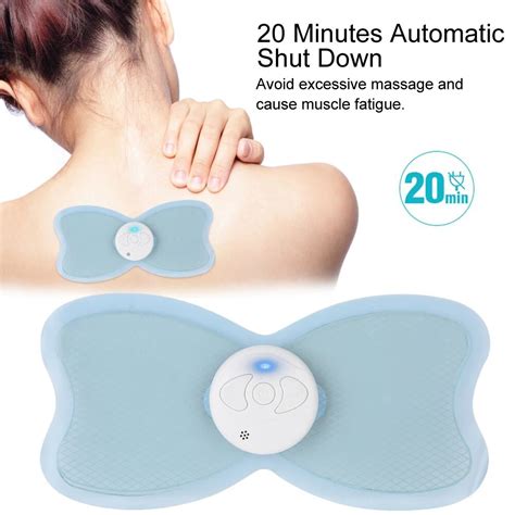 Mini Electric Massage Pad Multi Functional Wireless Body Pulse Massage Pad Usb Charging In