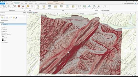 Arcgis Pro Creating Contours From Dem Youtube