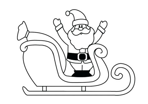 Great Stock Santa Sleigh And Reindeer Coloring Page The Holiday