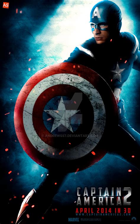 Captain America 2 Teaser Poster By Andrewss7 On Deviantart