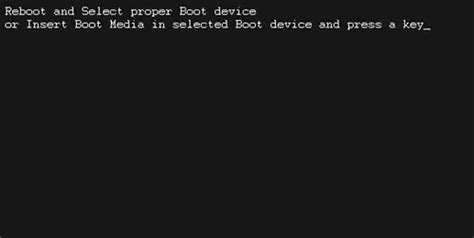 8 Ways To Fix The Reboot And Select Proper Boot Device Error