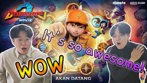 Boboiboy and his friends must protect his elemental powers from an ancient villain seeking to regain control and wreak cosmic havoc. BoBoiBoy Movie 2™ movie trailer (Korean reaction men ...