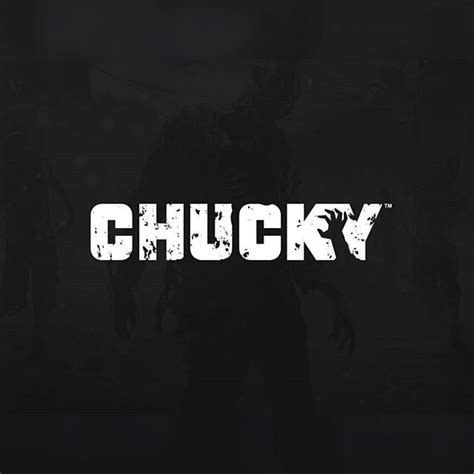 The Words Chucky Are In White On A Black Background