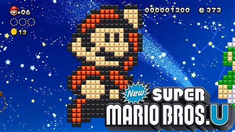 I Made Some Pixel Art In New Super Mario Bros U Youtube
