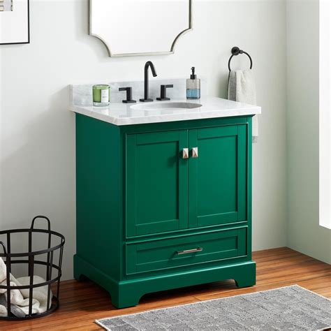 Maybe you would like to learn more about one of these? 30" Quen Vanity for Undermount Sink - Emerald Green ...