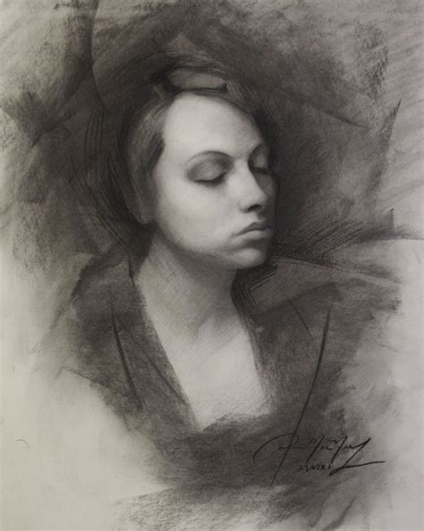 Charcoal Portrait Drawing For Beginners Warehouse Of Ideas