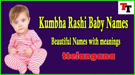 100 Kumbha Rashi Baby Names With Their Meanings Beautiful Names
