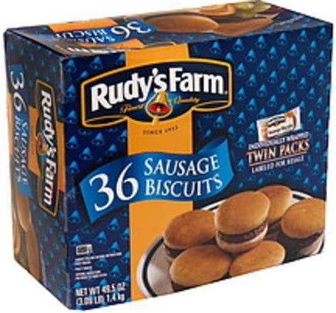 Rudys Farm Sausage Biscuits 36 Ea Nutrition Information Innit