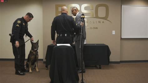 Forsyth County Sheriff's K9 Officer receives medal of valor | wfmynews2.com
