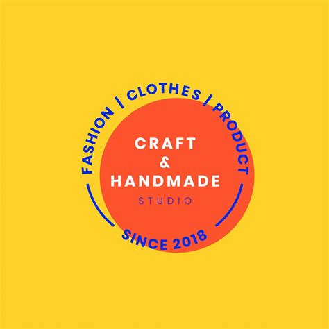 Handmade Crafts Logo Badge Design Free Image By Wan In