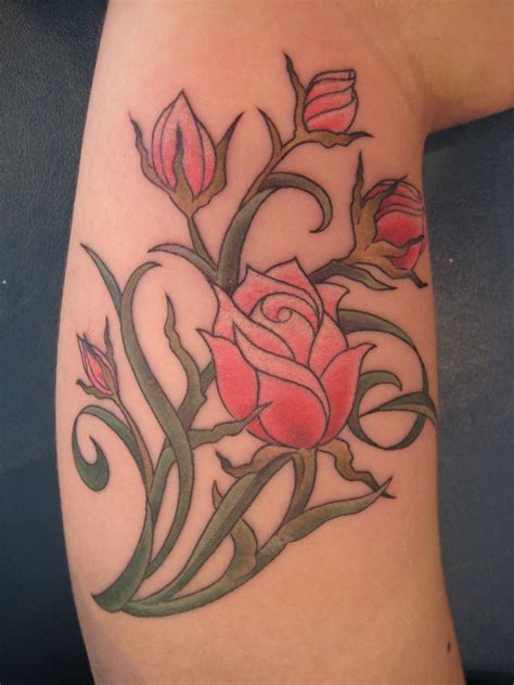 Rose Flower Tattoo Designs Flower Tattoos Ideas Meaning Flower