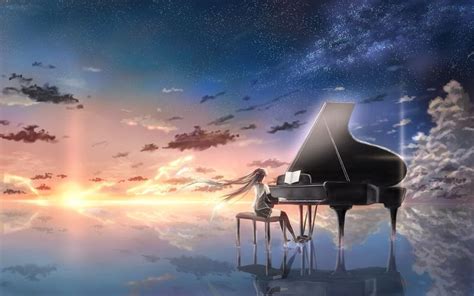 55 Anime Piano Wallpapers Download At Wallpaperbro Piano Anime Anime Hatsune Miku