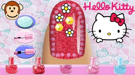 💅💋 Hello Kitty 😻diseña Tus Uñas 💅💁 Juegos Y Juguetes De Coco Youtube
