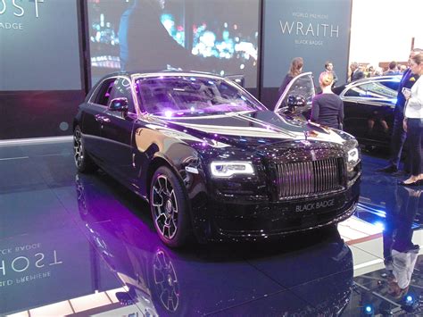 Rolls Royce Wraith And Ghost Black Badge Editions Launch In Geneva
