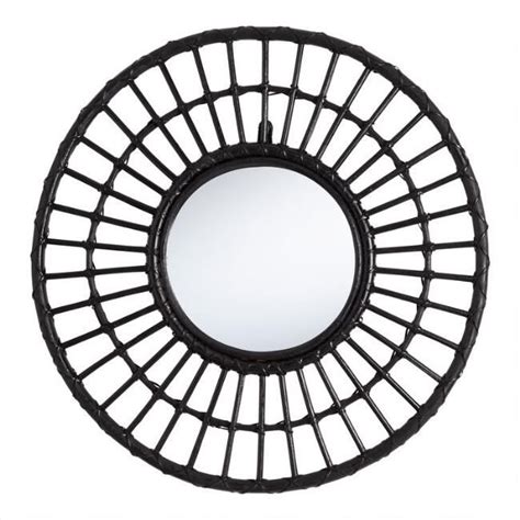 There are 367 rattan mirror round for sale on etsy, and they cost $60.13 on average. Round Black Rattan Mirror - v1 | Rattan mirror, Unique ...