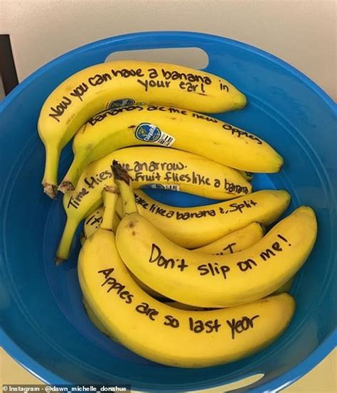 Funny Banana Messages Poke Fun At Meghan S Inspirational Ones Daily Mail Online