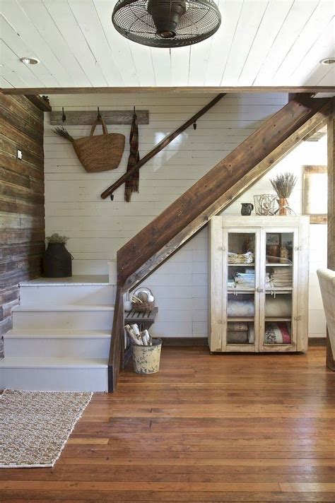 80 Modern Farmhouse Staircase Decor Ideas 65 Staircase Decor