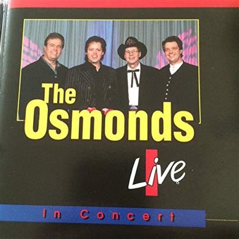 The Osmonds Live In Concert Osmonds Amazon Es Cds Y Vinilos
