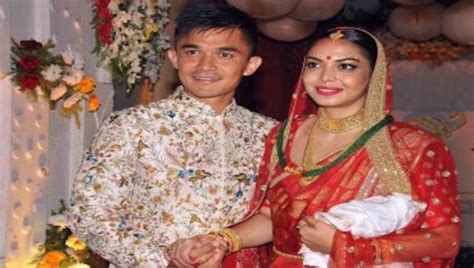 Sunil Chhetri Ties The Knot With Long Time Girlfriend Sonam