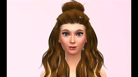 Sims 4 Cas Princess Belle Casual And Formal Youtube
