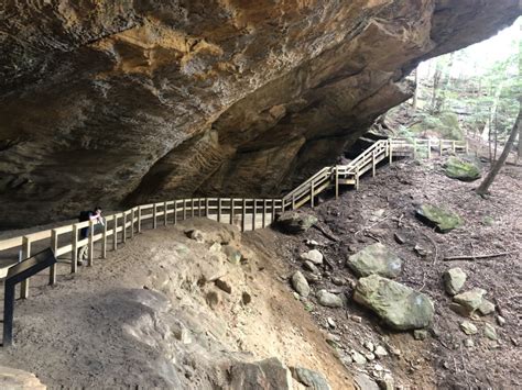 Whispering Cave And Hemlock Trail Hocking Hills Region Gleason
