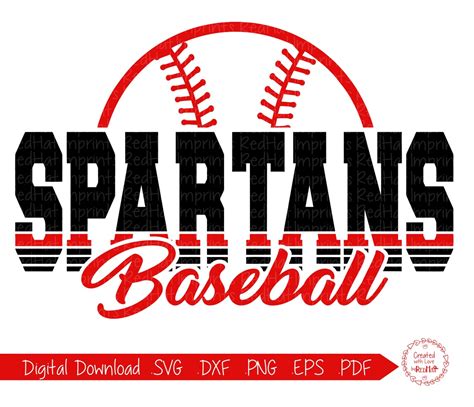 Spartan Baseball Svg Spartans Baseball Svg Spartan Baseball Etsy
