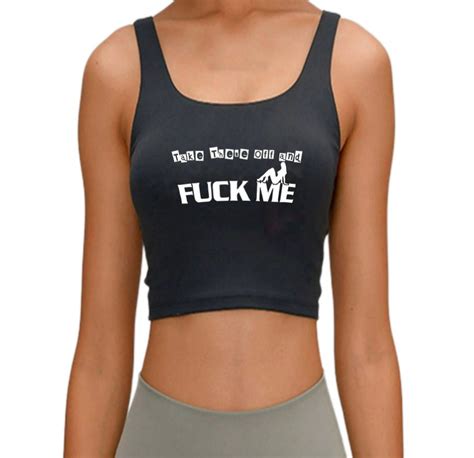 Take These Off And Fuck Me Hotwife Crop Top Adult Party Outfit Etsy