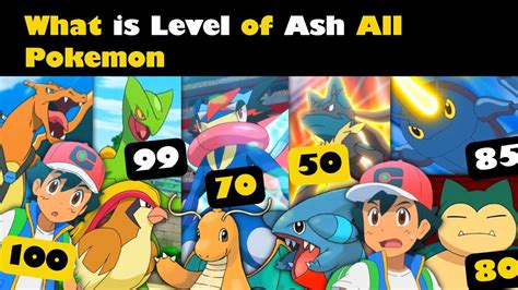 What Is Ash All Pokemon Level Ash All Pokemon Full Power Explainedash