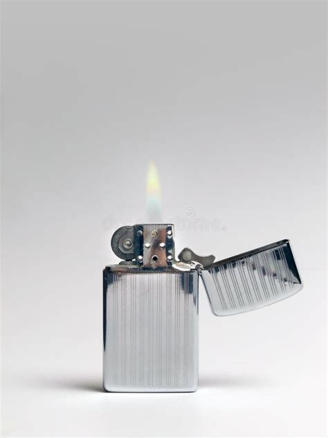 Lit Gas Cigarette Lighter Picture Image 3615809