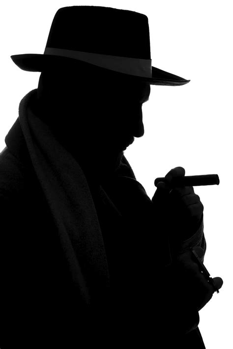 Man In Fedora Silhouette At Getdrawings Free Download