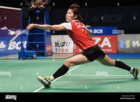 Jakarta Indonesia 18th June 2017 Sato Sayaka Of Japan Competes