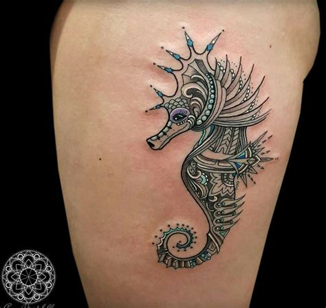 Seahorse Tattoo Tribal Seahorse Tattoo Sea Tattoo Gold Tattoo