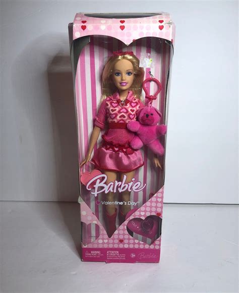 Vintage Barbie Doll In Box Box Has Wear I Love Valentines Day Barbie Barbie Valentines