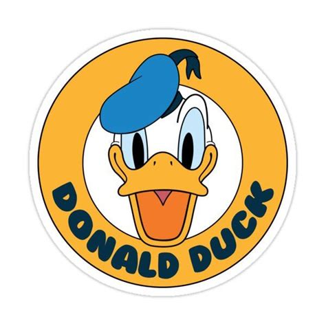Donald Duck Sticker By Papercacream In 2021 Donald Duck Characters