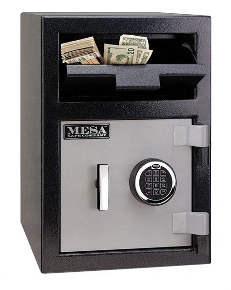 Mesa Safe Company Blackgray 86 Lb Net Wt Cash Depository Safe
