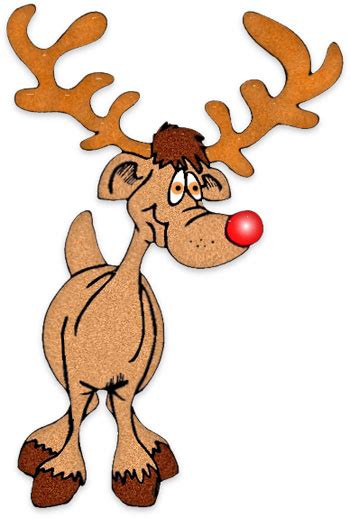 Free Christmas Clipart Rudolph The Red Nosed Reindeer